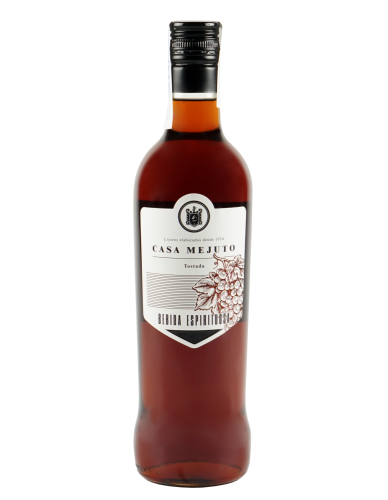Licor de aguardiente tostada